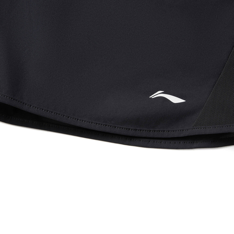 LI-NING李宁2025女子运动短裤梭织短裤AKSV442-1