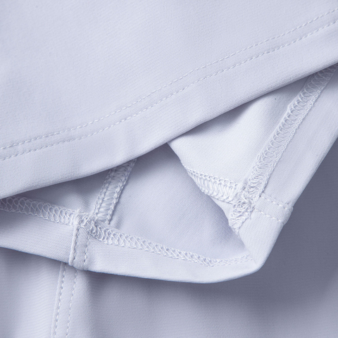 LI-NING李宁2025女子短袖T恤针织无领短TATSV560-3