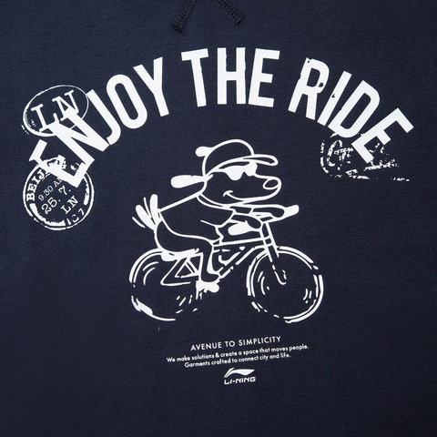 LI-NING李宁2025男子短袖T恤针织无领短TATSV377-1