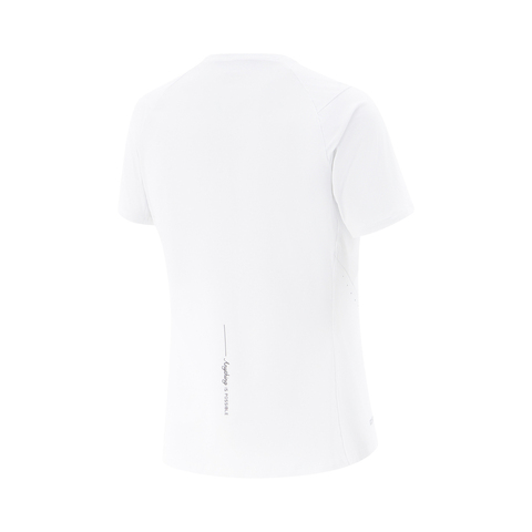 LI-NING李宁2025女子短袖T恤针织无领短TATSV560-1