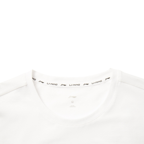 LI-NING李宁2025男子短袖T恤针织无领短TATSV399-8