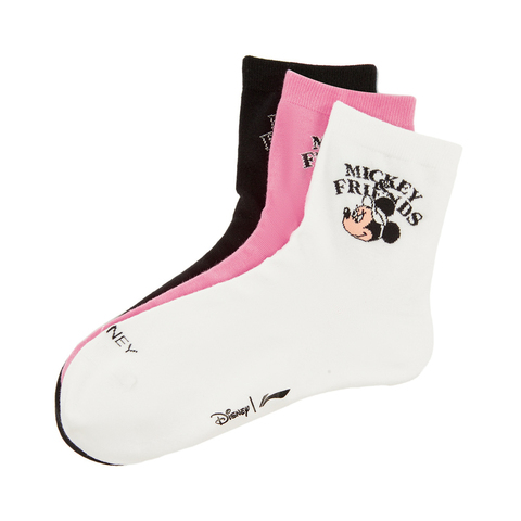 LI-NING李宁2025中性中袜三双装中袜AWTV131-1