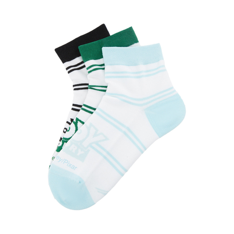 LI-NING李宁2025中性短袜三双装短袜AWTV167-1