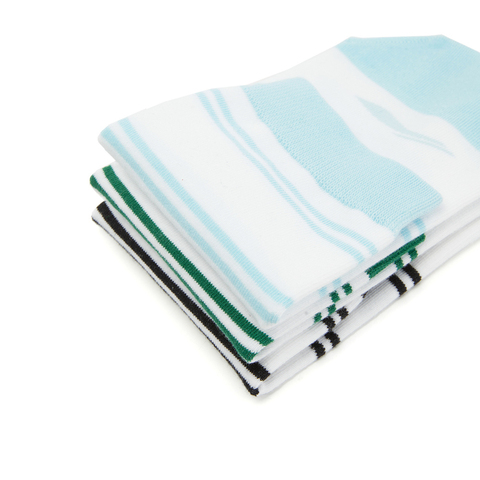 LI-NING李宁2025中性短袜三双装短袜AWTV167-1