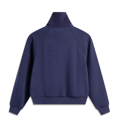 LI-NING李宁2025女子套头无帽卫衣针织无帽卫衣AWDV138-1