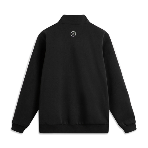 LI-NING李宁2025男子针织休闲服针织无帽外套AFDV525-1