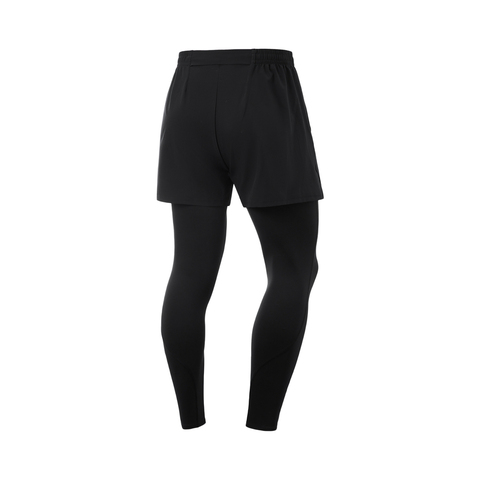 LI-NING李宁2025男子三合一(内-紧身运动长裤/外-运动短裤)三合一外套AWBV011-1