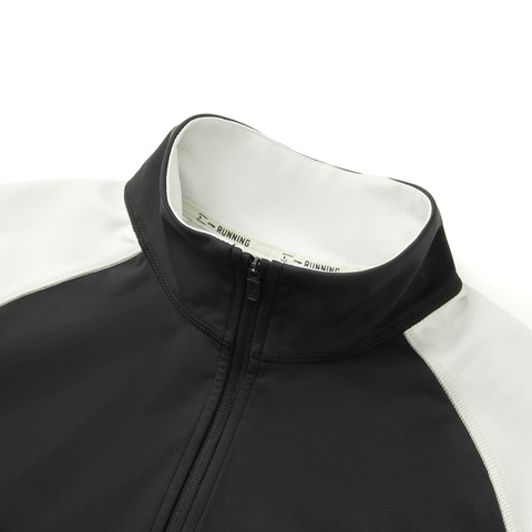 LI-NING李宁2025男子长袖T恤针织无领长TATLV063-1