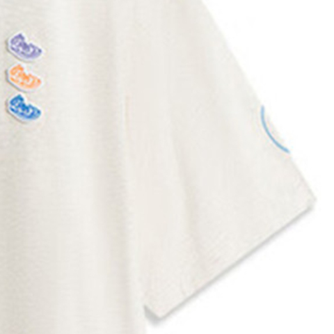 LI-NING李宁2025男子短袖文化衫针织无领短TAHSV083-3