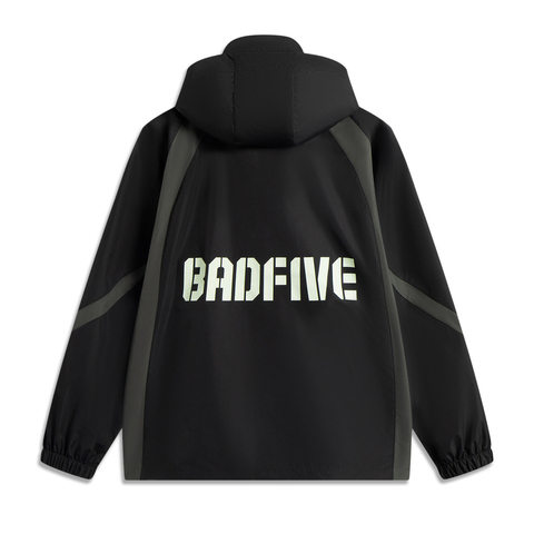 LI-NING李宁2025男子运动风衣梭织连帽外套AFDV013-2