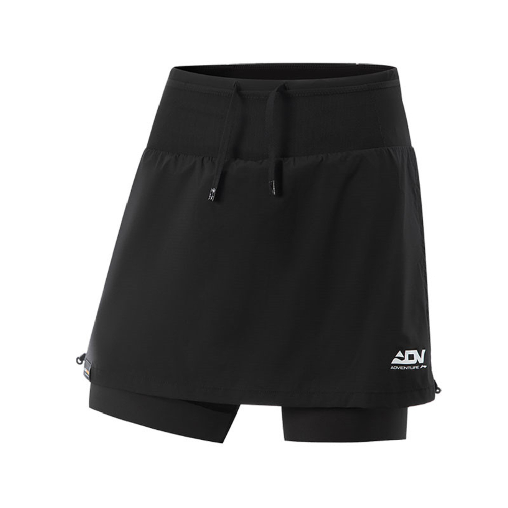 LI-NING李宁2025女子短裙针织短裙ASKV262-1