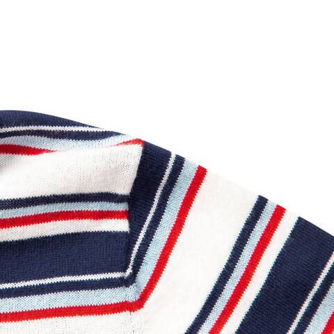 LI-NING李宁2025女子短袖编织衫针织无领短TAMBV364-3