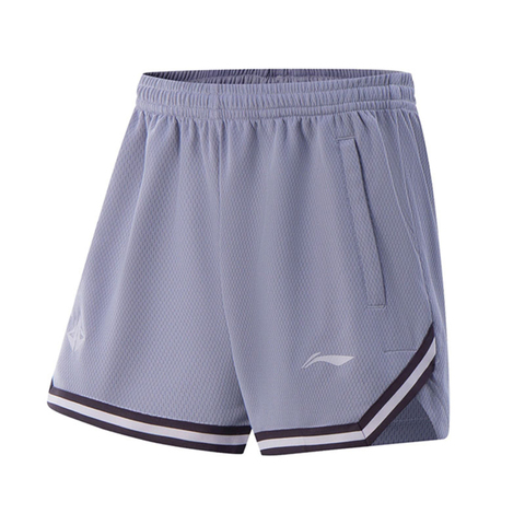 LI-NING李宁2025男子比赛裤针织短裤AAPV065-6