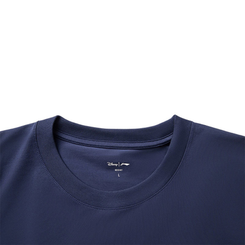 LI-NING李宁2025男子短袖文化衫针织无领短TAHSV797-3