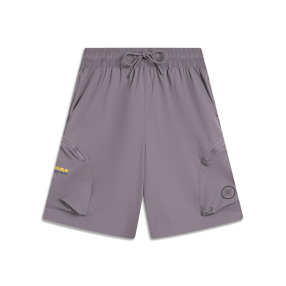 LI-NING李宁2025男子休闲短裤梭织短裤AKSV067-4