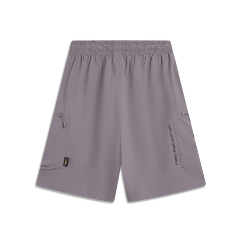 LI-NING李宁2025男子休闲短裤梭织短裤AKSV067-4