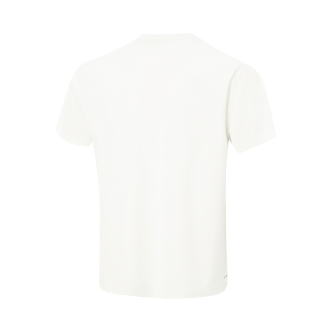 LI-NING李宁2025男子短袖文化衫针织无领短TAHSV723-1