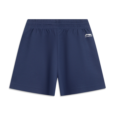 LI-NING李宁2025女子短卫裤针织短裤AKSV452-3