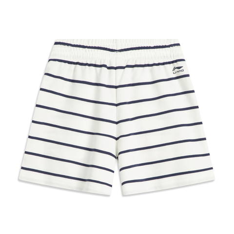 LI-NING李宁2025女子短卫裤针织短裤AKSV452-1