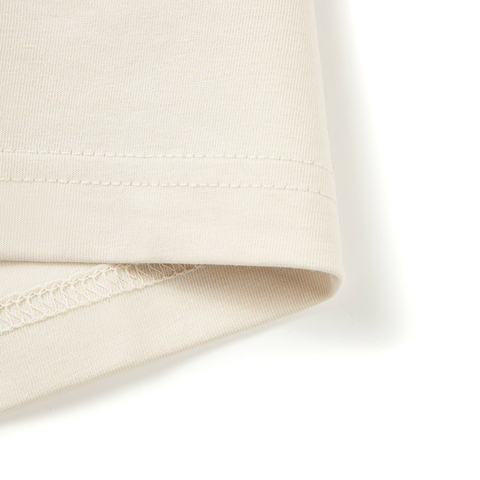 LI-NING李宁2025中性短袖文化衫针织无领短TAHSVE85-3