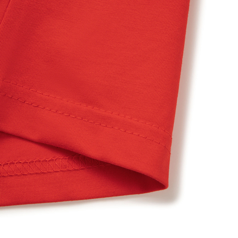 LI-NING李宁2025中性短袖文化衫针织无领短TAHSVE83-3