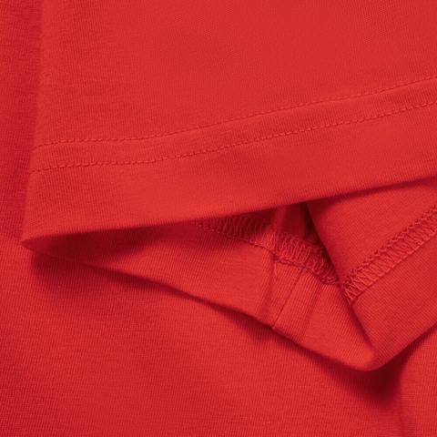 LI-NING李宁2025中性短袖文化衫针织无领短TAHSVE83-3