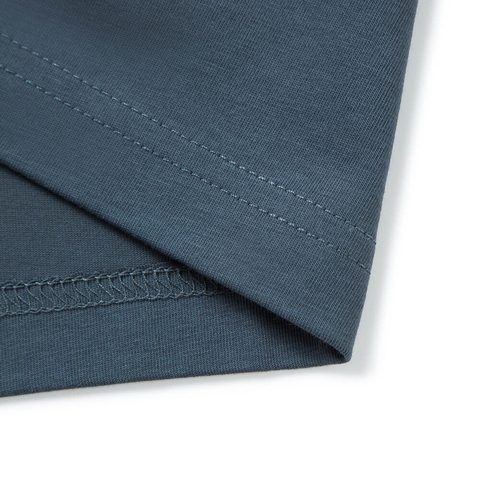 LI-NING李宁2025中性短袖文化衫针织无领短TAHSVE87-4