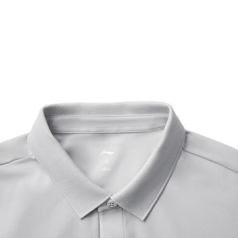 LI-NING李宁2025男子短袖POLO梭织有领短TAPLV287-7