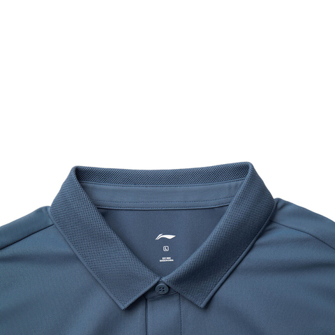 LI-NING李宁2025男子短袖POLO梭织有领短TAPLV287-8