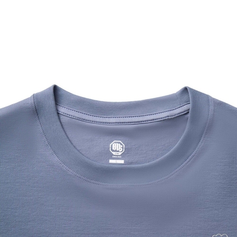 LI-NING李宁2025男子短袖文化衫针织无领短TAHSV225-8