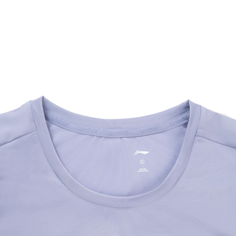 LI-NING李宁2025男子短袖T恤针织无领短TATSV695-4