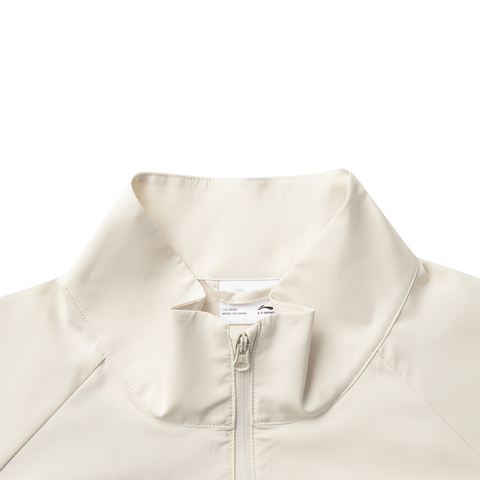 LI-NING李宁2025女子运动风衣梭织连帽外套AFDV694-6