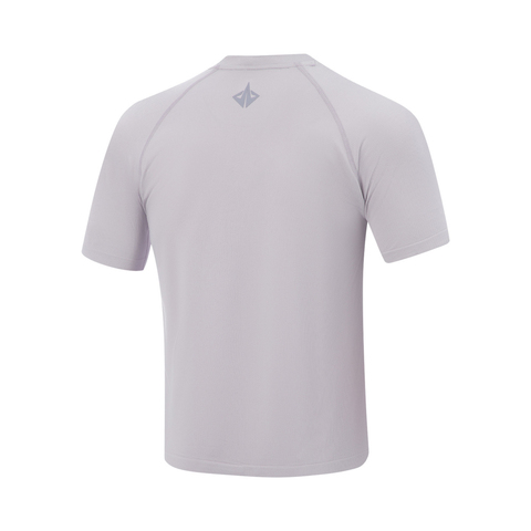 LI-NING李宁2025男子短袖T恤针织无领短TATSV161-4