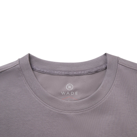 LI-NING李宁2025男子短袖文化衫针织无领短TAHSV087-6