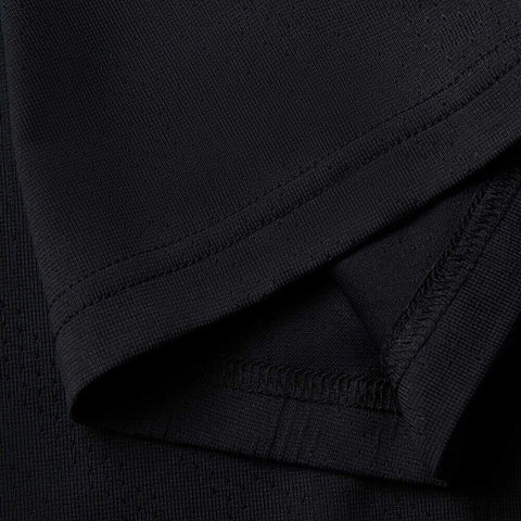 LI-NING李宁2025男子短袖T恤针织无领短TATSV369-1