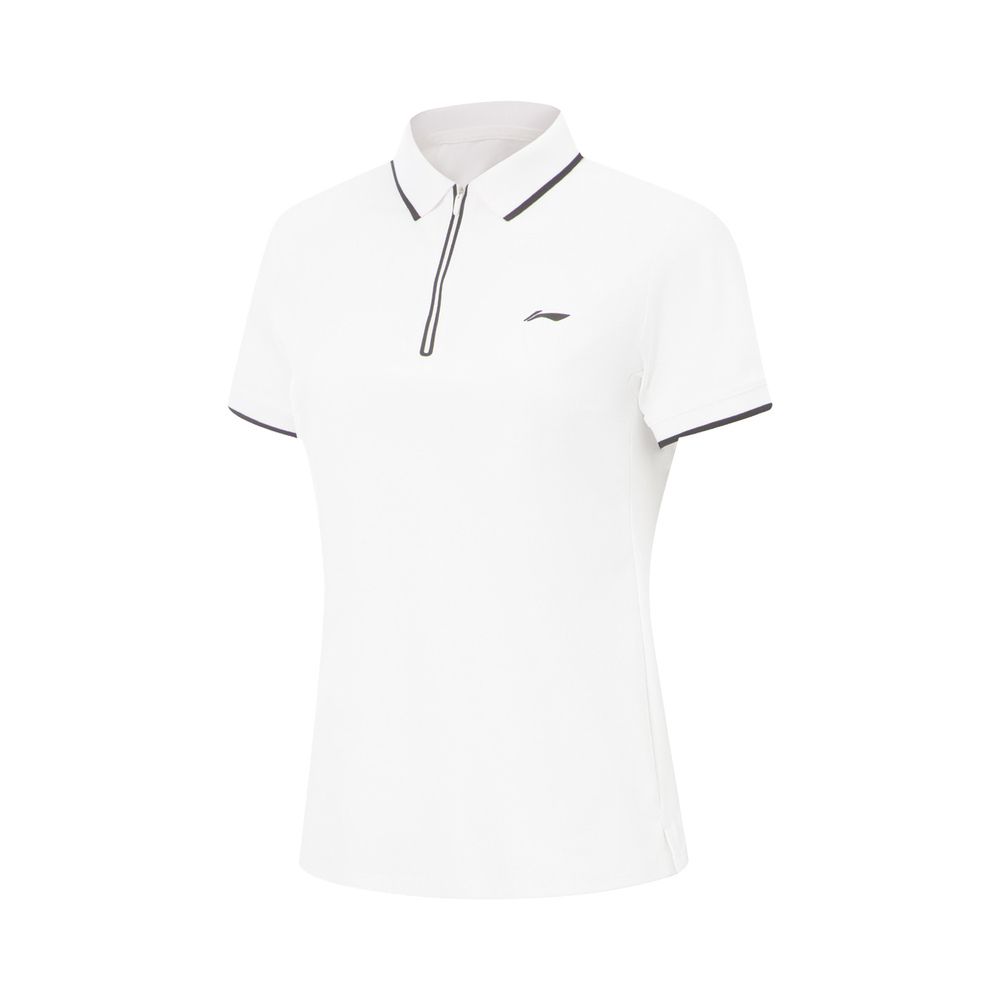 LI-NING李宁2025女子短袖POLO梭织有领短TAPLV296-5
