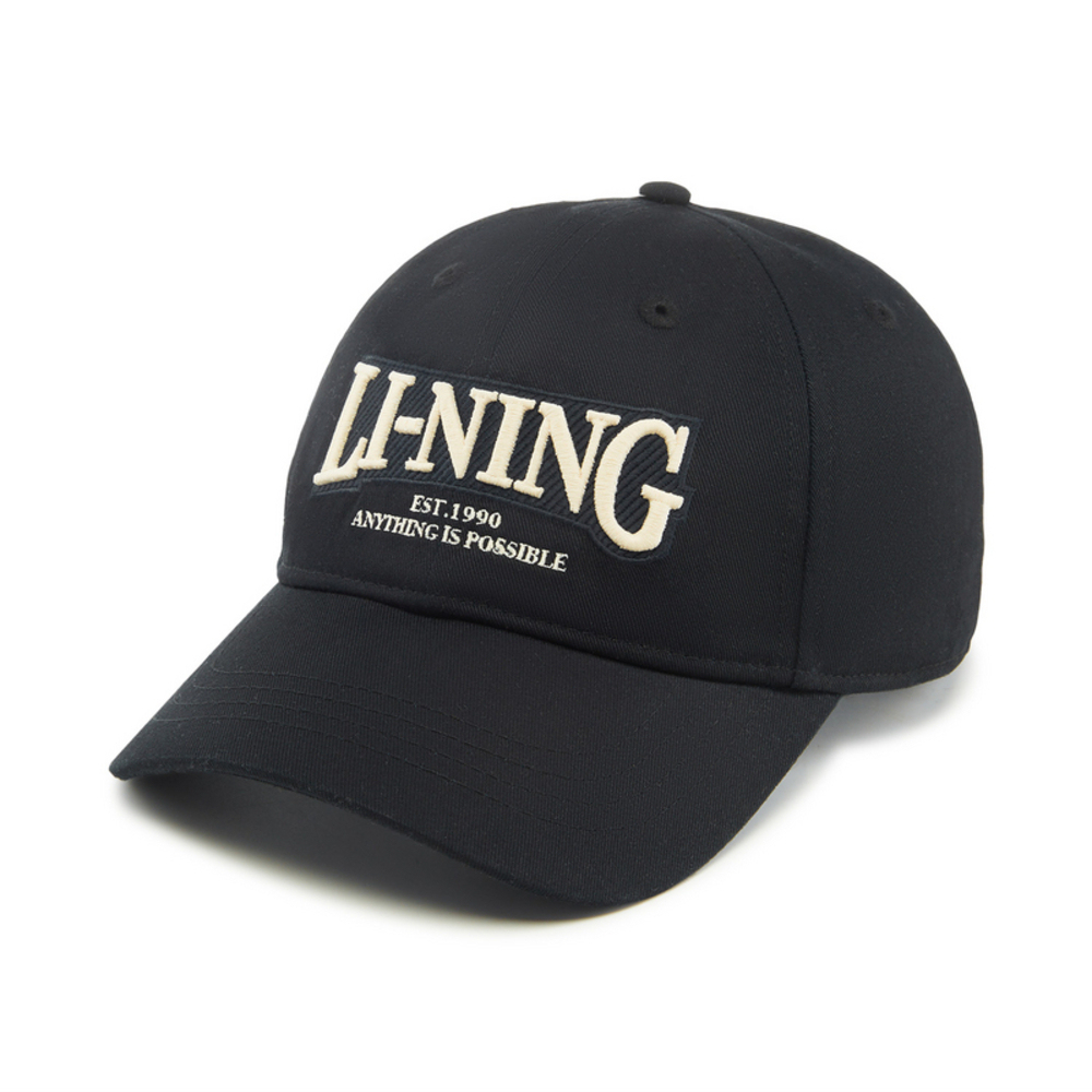 LI-NING李宁2025中性棒球帽弯沿帽AMYV203-1