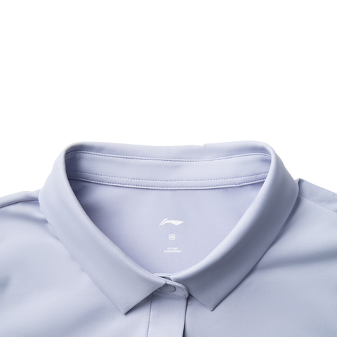 LI-NING李宁2025女子短袖POLO梭织有领短TAPLV294-3