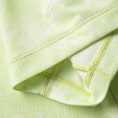 LI-NING李宁2025女子短袖T恤针织无领短TATSV372-5