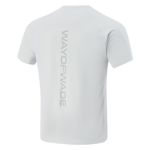 LI-NING李宁2025男子短袖T恤针织无领短TATSV057-2