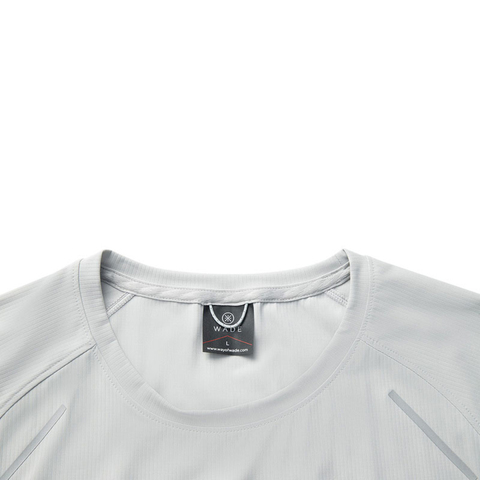 LI-NING李宁2025男子短袖T恤针织无领短TATSV057-2