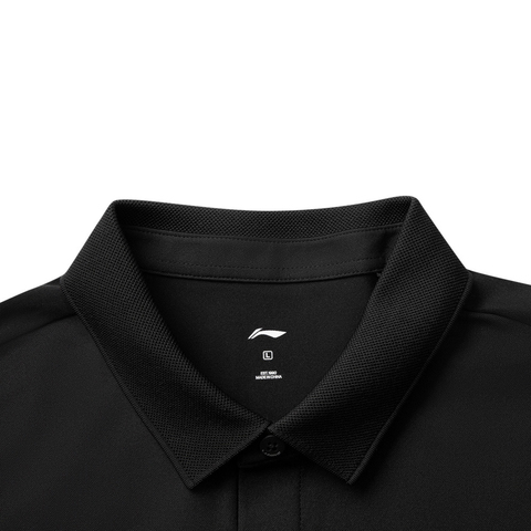 LI-NING李宁2025男子短袖POLO梭织有领短TAPLV287-5