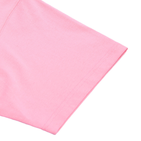 LI-NING李宁2025中性短袖文化衫针织无领短TAHSV379-2