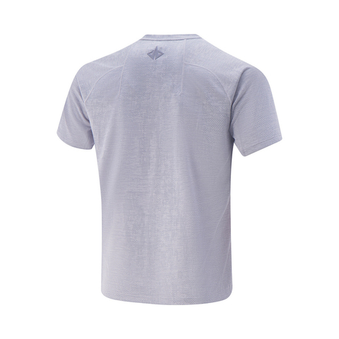 LI-NING李宁2025男子短袖T恤针织无领短TATSV159-4