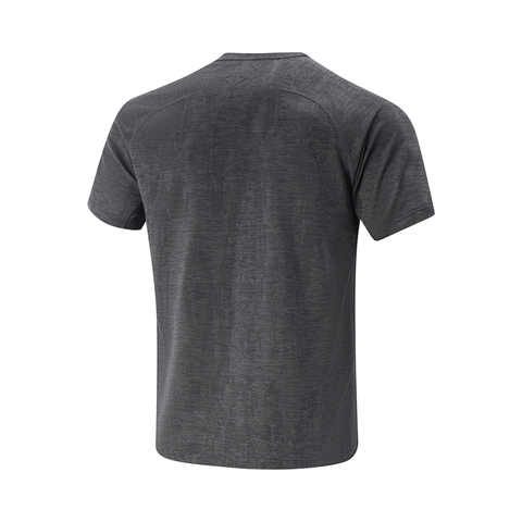 LI-NING李宁2025男子短袖T恤针织无领短TATSV159-1