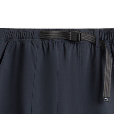 LI-NING李宁2025男子运动短裤梭织短裤AKSV421-4