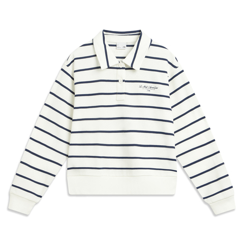 LI-NING李宁2025女子套头无帽卫衣针织无帽卫衣AWDV532-1