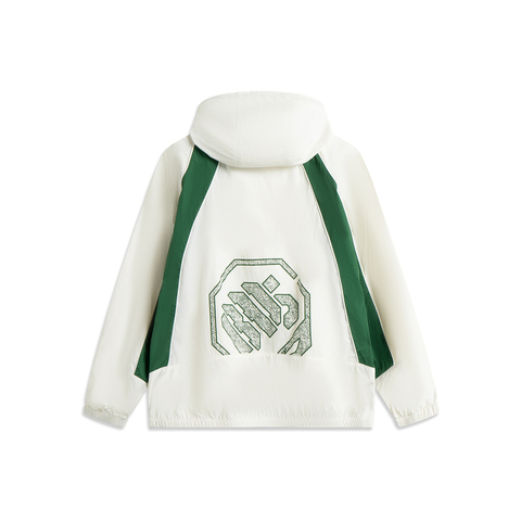 LI-NING李宁2025男子运动风衣梭织连帽外套AFDV329-1