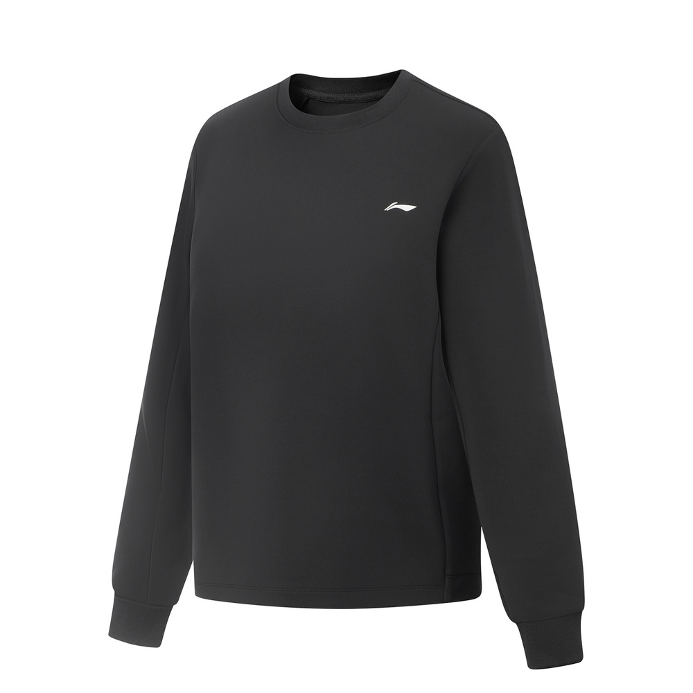 LI-NING李宁2025女子针织无帽上衣针织无帽卫衣AWDVA70-1