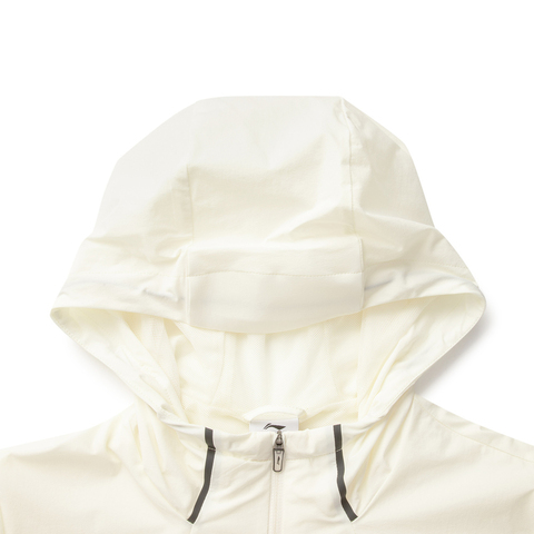 LI-NING李宁2025女子运动风衣梭织连帽外套AFDV686-2